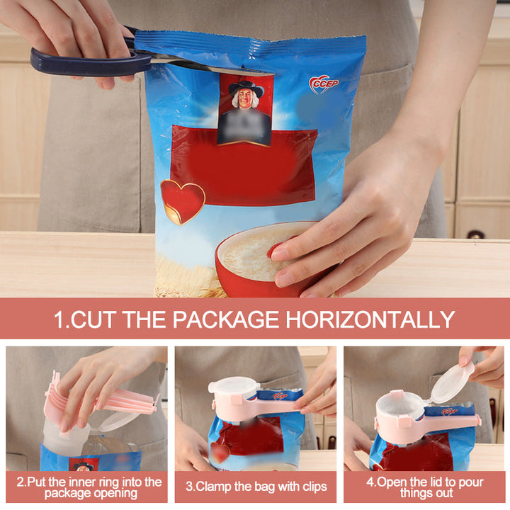 Lisslune | Food closure with pocket clip (4 pieces)