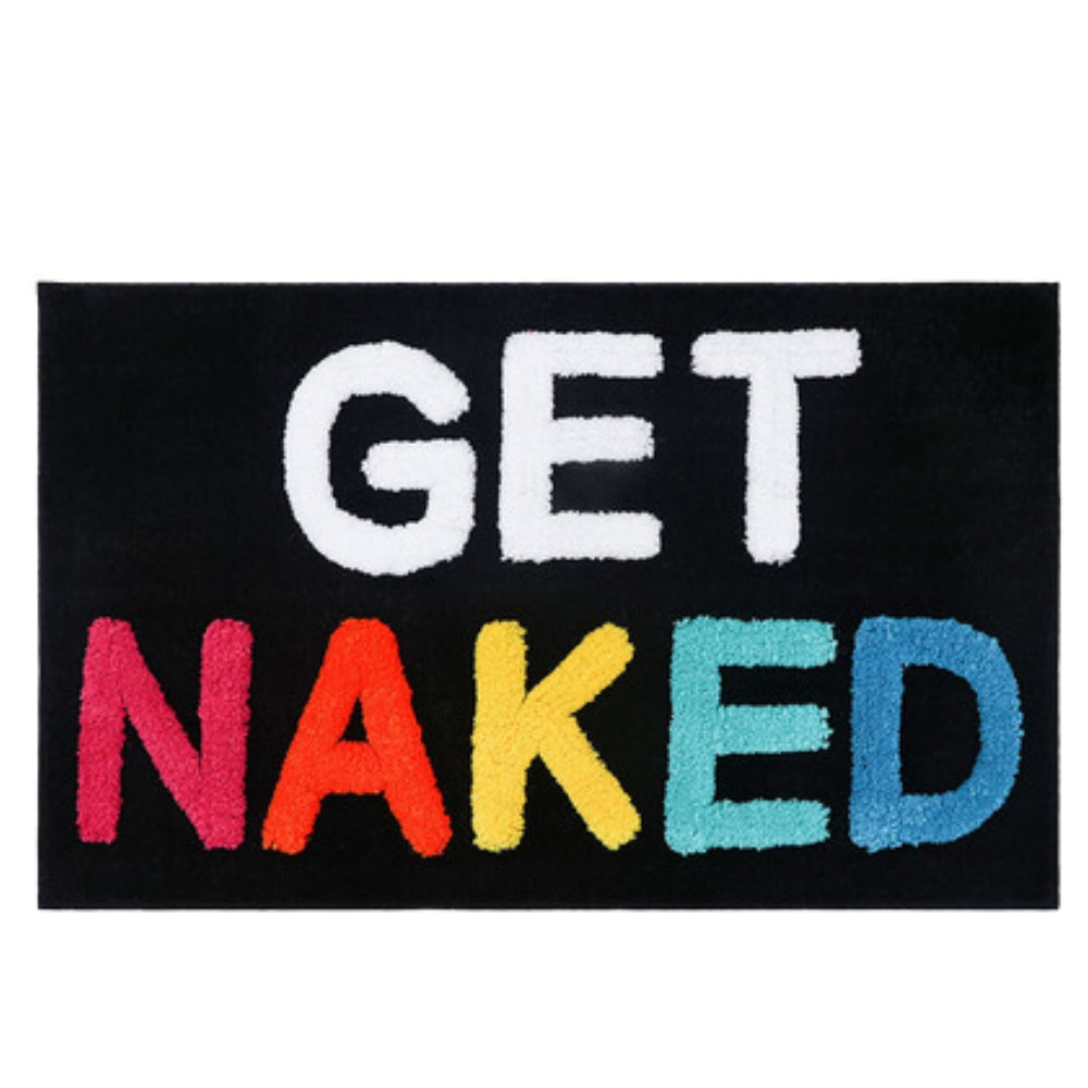 Lisslune | "Get Naked" Funny Bathroom Mat