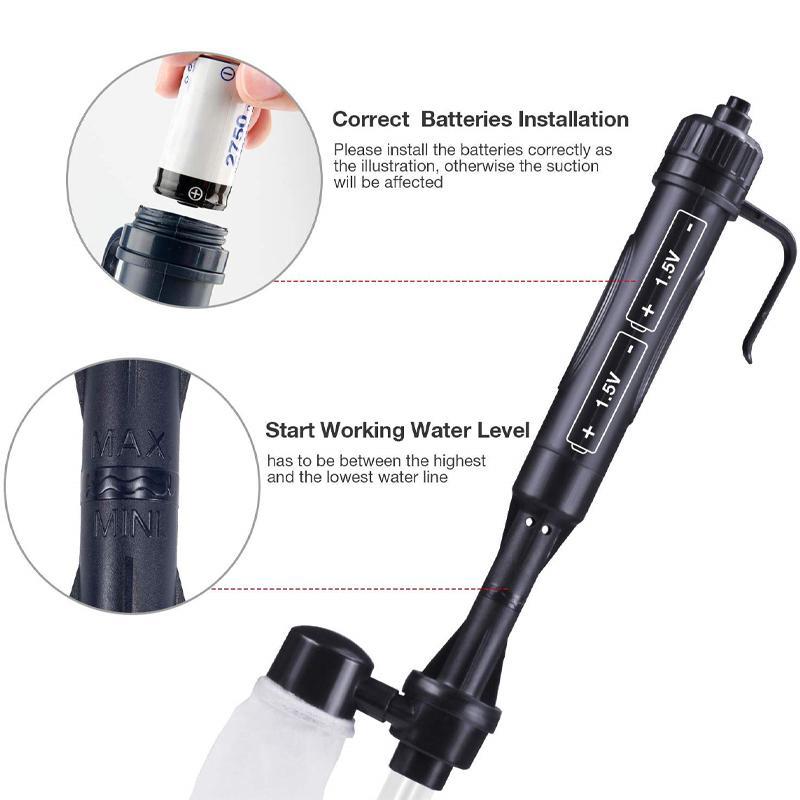 Lisslune | Automatic water changer for fish tank electric sand washer