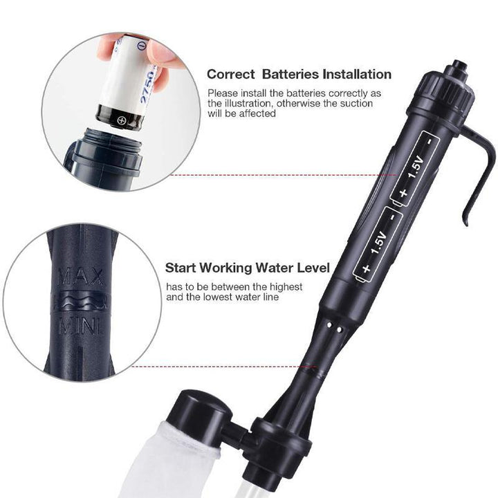 Lisslune | Automatic water changer for fish tank electric sand washer