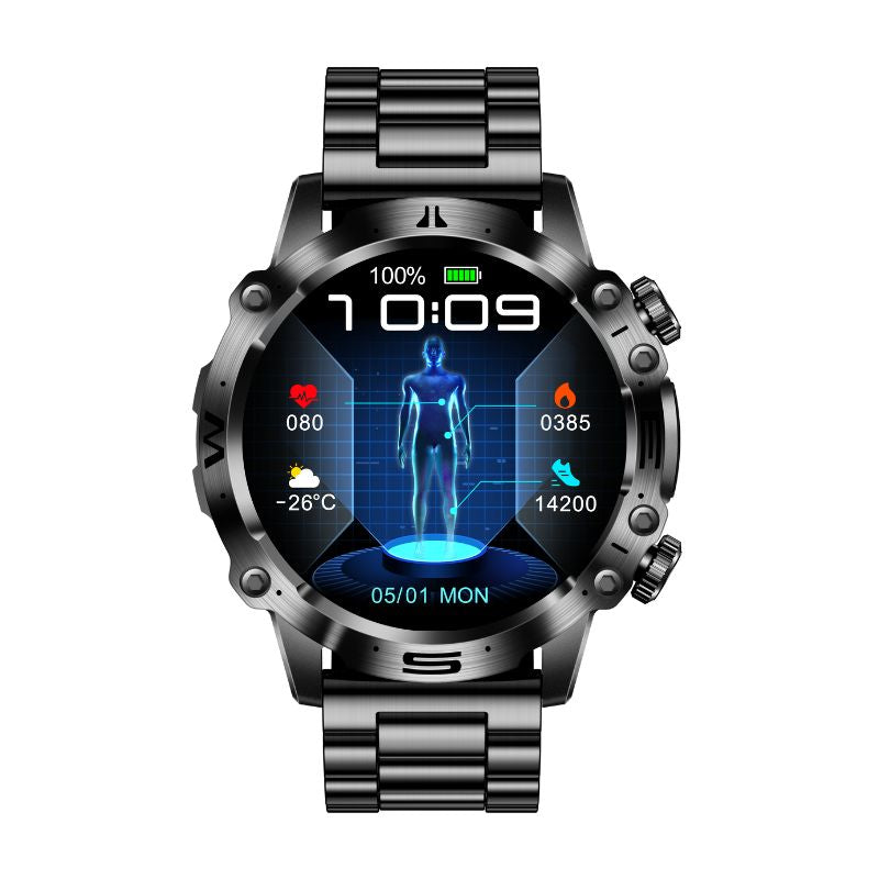 Lisslune | SugarPulse - ECG Blood Sugar Blood Pressure Health Sports Watch