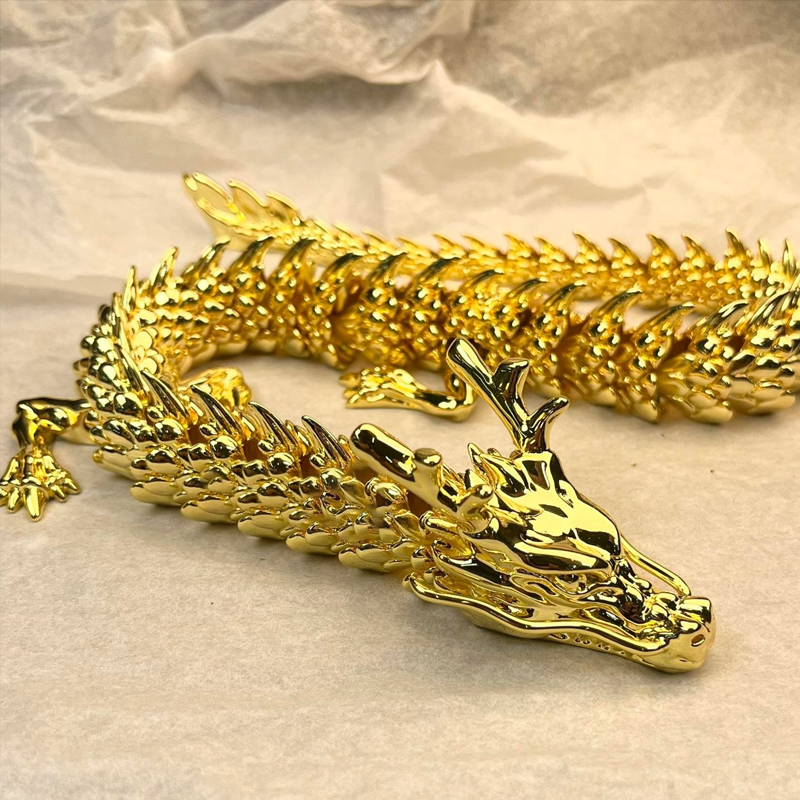 Lisslune | Golden Dragon with movable joints