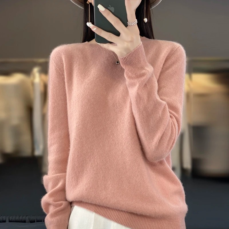 Lisslune | Cashmere Pullover Women Stylish Round Neck, Soft & Comfortable