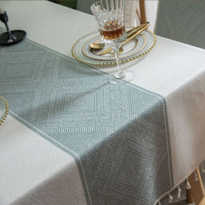 Lisslune | Glisstra Geometric Tassel Tablecloth