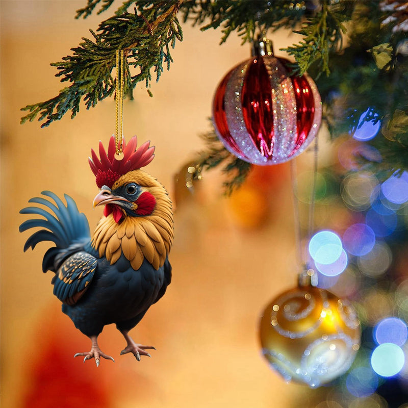 Lisslune | Cartoon Rooster Decorative Ornaments