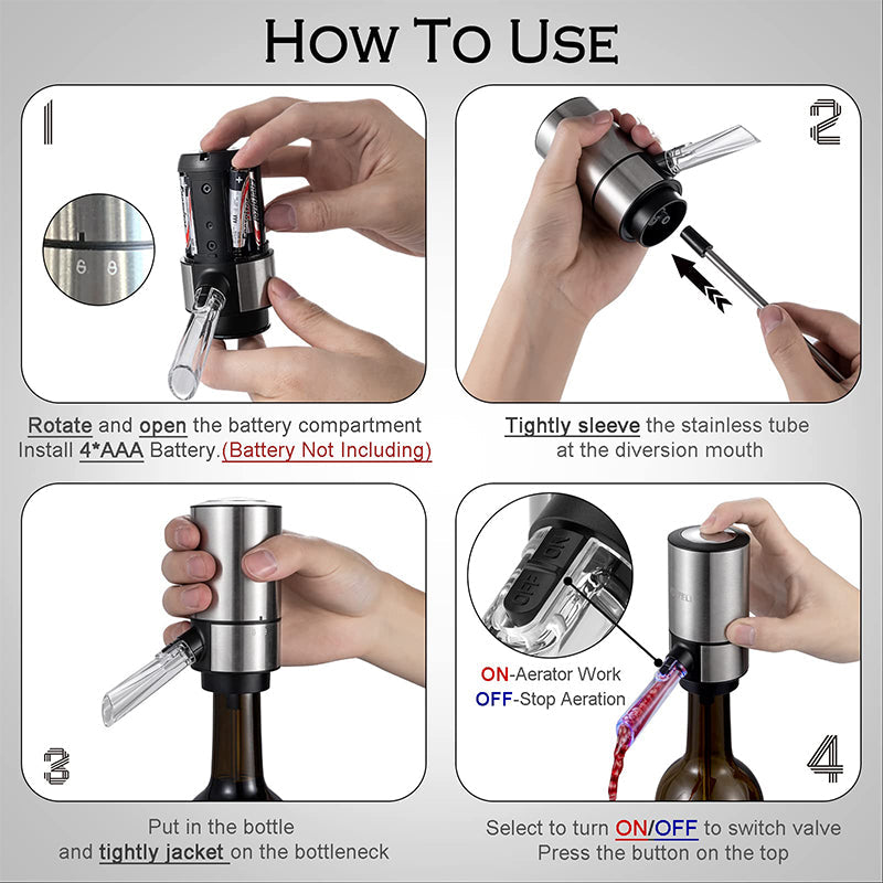 Lisslune | Electric Wine Aerator Pourer