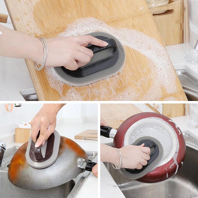 Lisslune | GripClean Ergonomic Kitchen Sponge – Effective Cleaning with Comfortable Handle