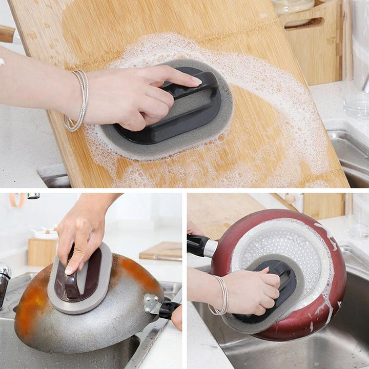 Lisslune | GripClean Ergonomic Kitchen Sponge – Effective Cleaning with Comfortable Handle