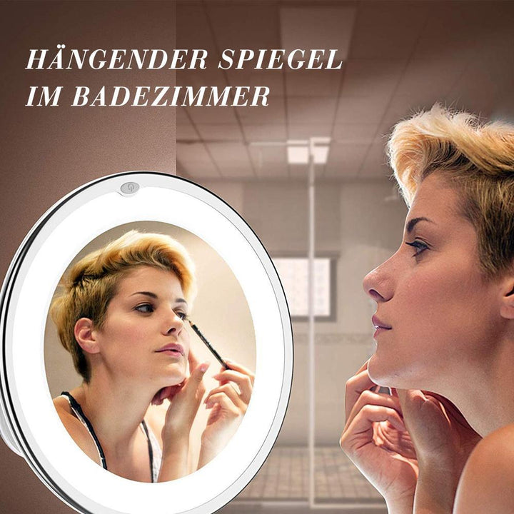 Lisslune | Magnifying makeup mirror with light suitable for high-precision makeup