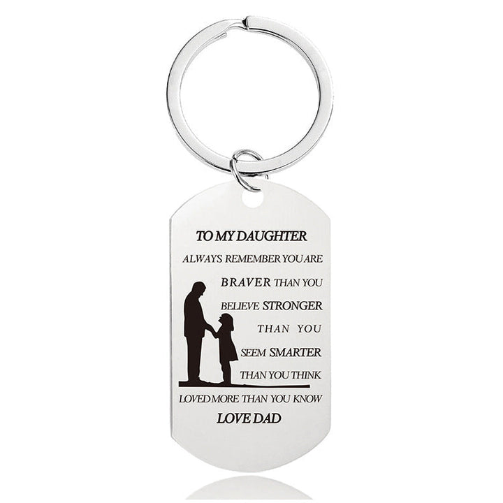 Lisslune | Mother's Day Engraving Metal Keychain with Box