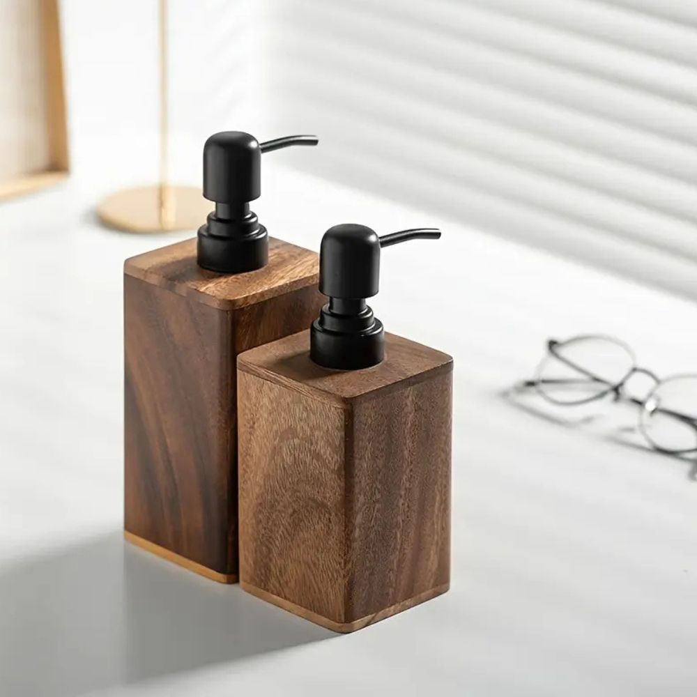 Lisslune | Walnut Aura Lotion & Soap Dispenser