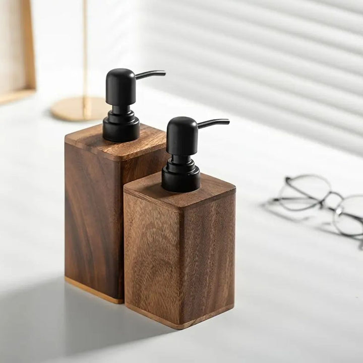 Lisslune | Walnut Aura Lotion & Soap Dispenser