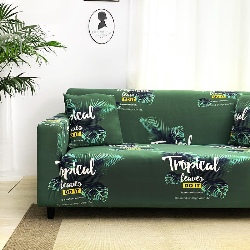 Lisslune | Simple Printed Elastic Sofa Cover