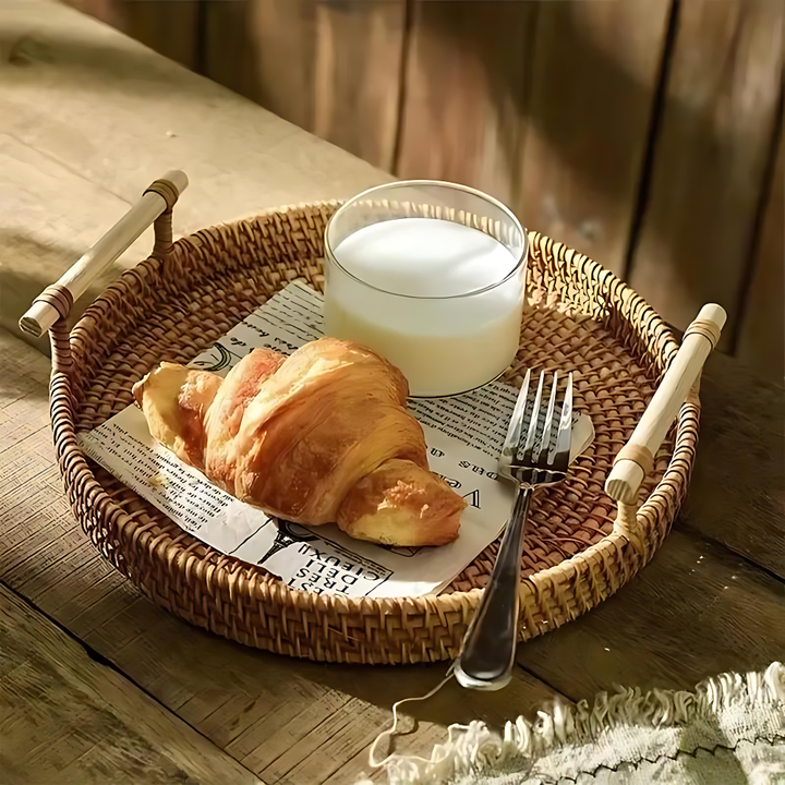Lisslune | RattaTray – Handmade serving tray made of rattan