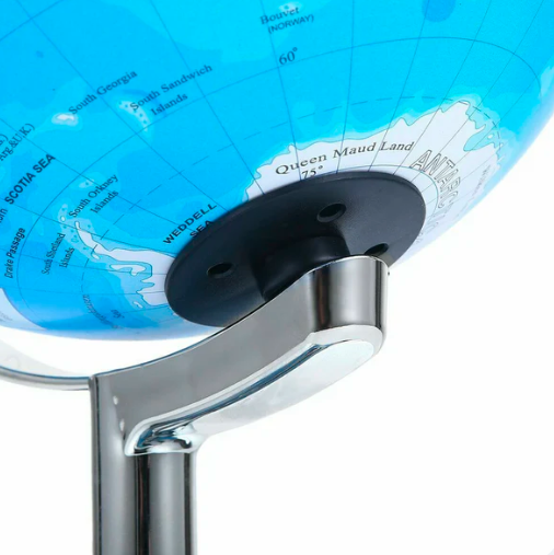 Lisslune | World Globe LED Constellation Map & Floating Night Light – Electromagnetic Levitation Globe