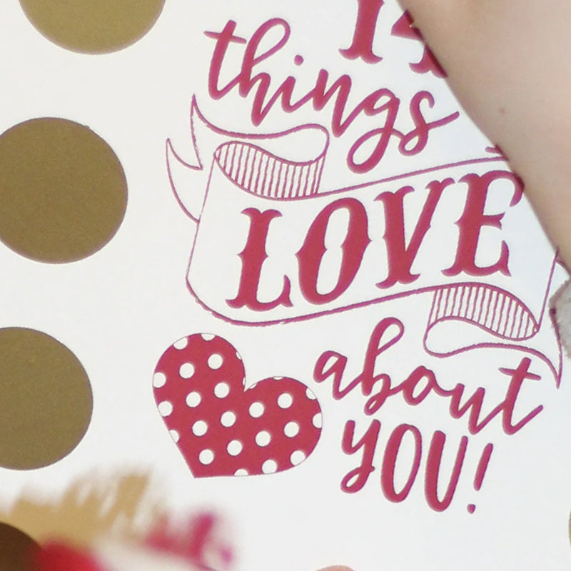 Lisslune | Valentine's Scratching Advent "14 Things I Love About You!"