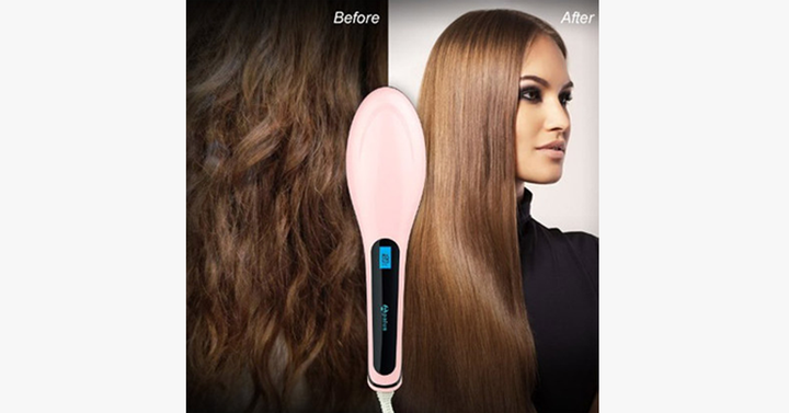 Lisslune | Ceramic Hair Straightening Brush