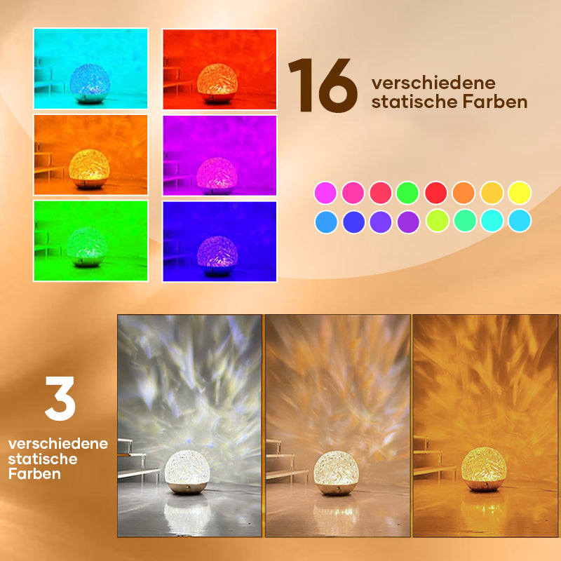 Lisslune | Water wave dynamic projection atmosphere lamp