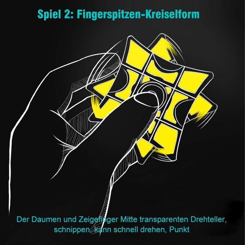 Lisslune | 2-in-1 Finger Magic Cube & Fidget Spinner