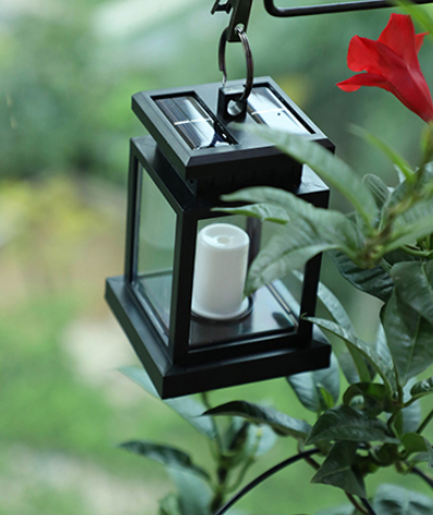 Lisslune | Solar LED Lantern with Light Wire and Hanging Clip – Waterproof Garden Lighting for Terrace and Balcony