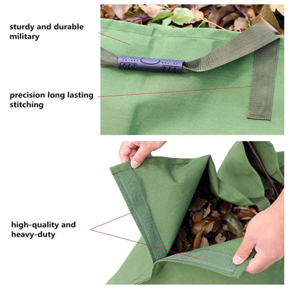 Lisslune | Foldable Garden Waste Bag – Sturdy Collection Bag for Leaves and Garden Waste