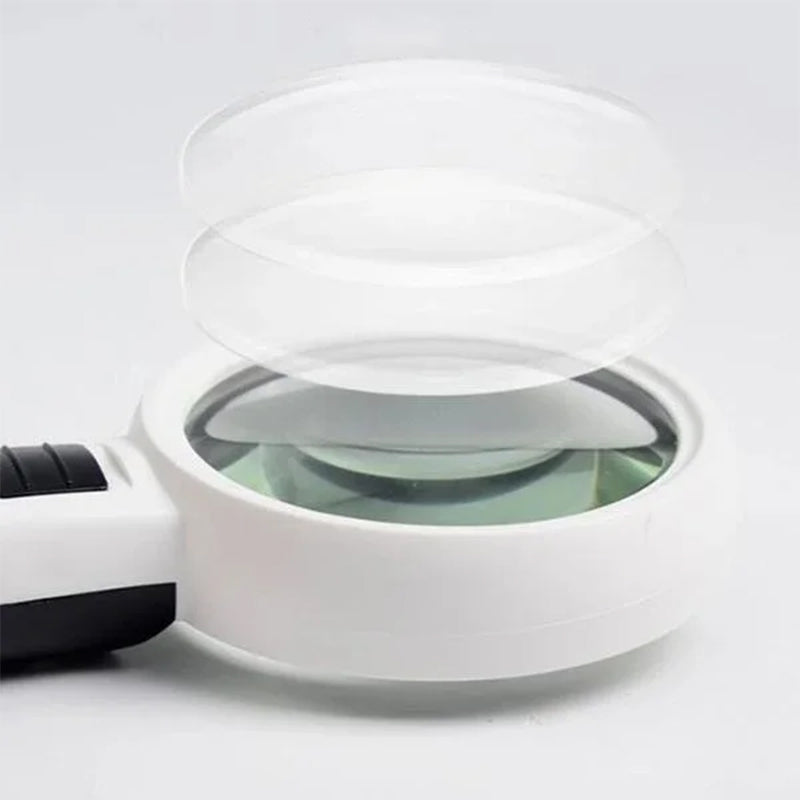 Lisslune | 30x optical magnifying glass with LED light