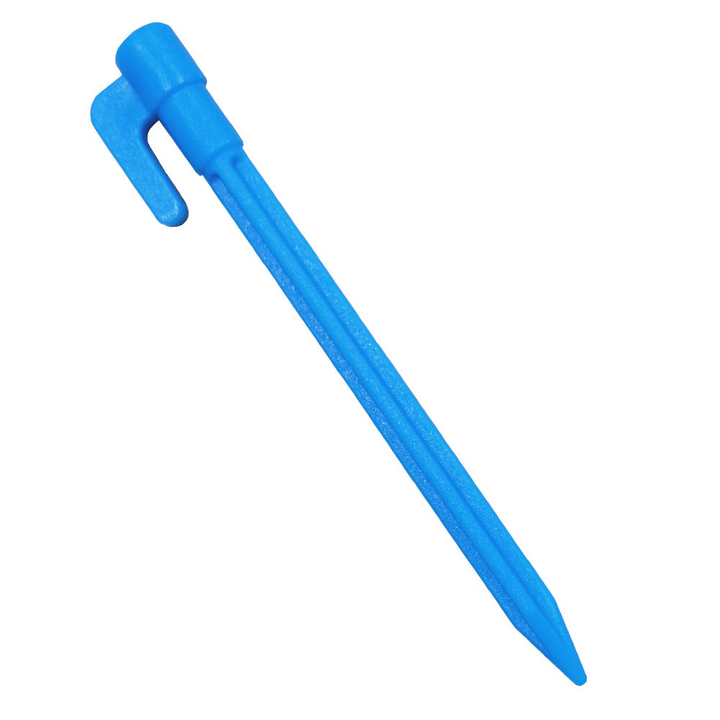 Lisslune | Plastic Tent Stakes with Hooks – Camping Tent Pegs for Tarps and Canopies