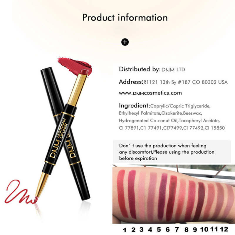 Lisslune | Lip liner and lip stick 2 in 1