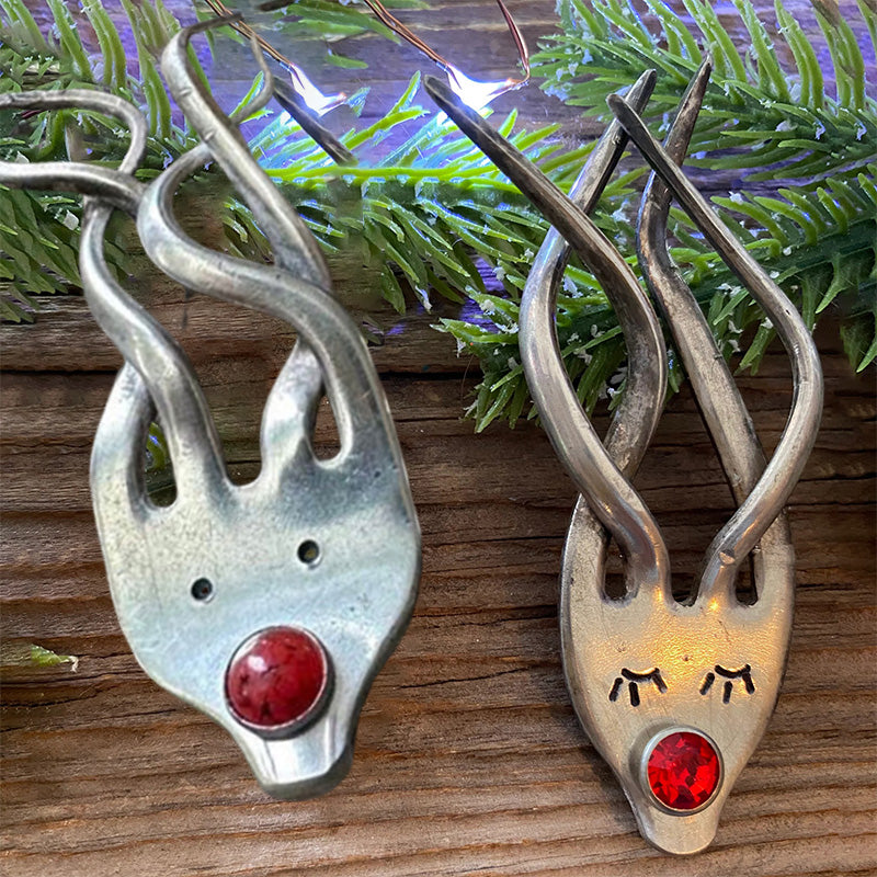 Lisslune | Funny Fork Reindeer Decoration