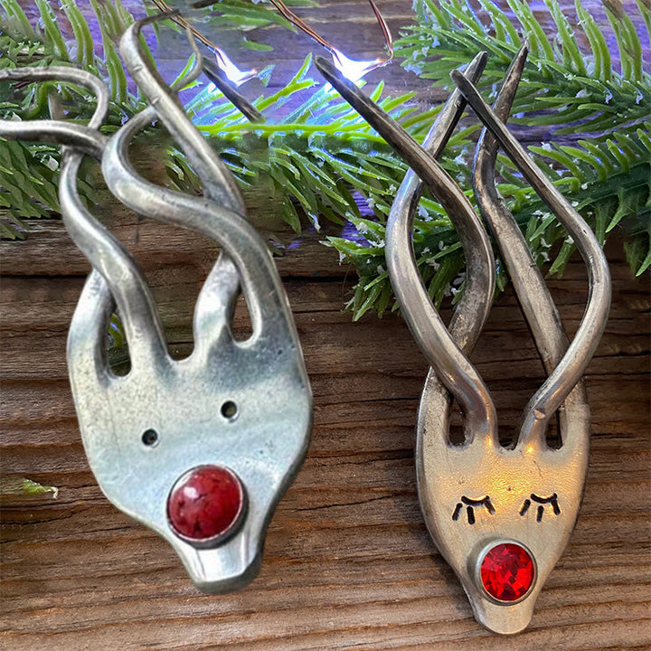 Lisslune | Funny Fork Reindeer Decoration