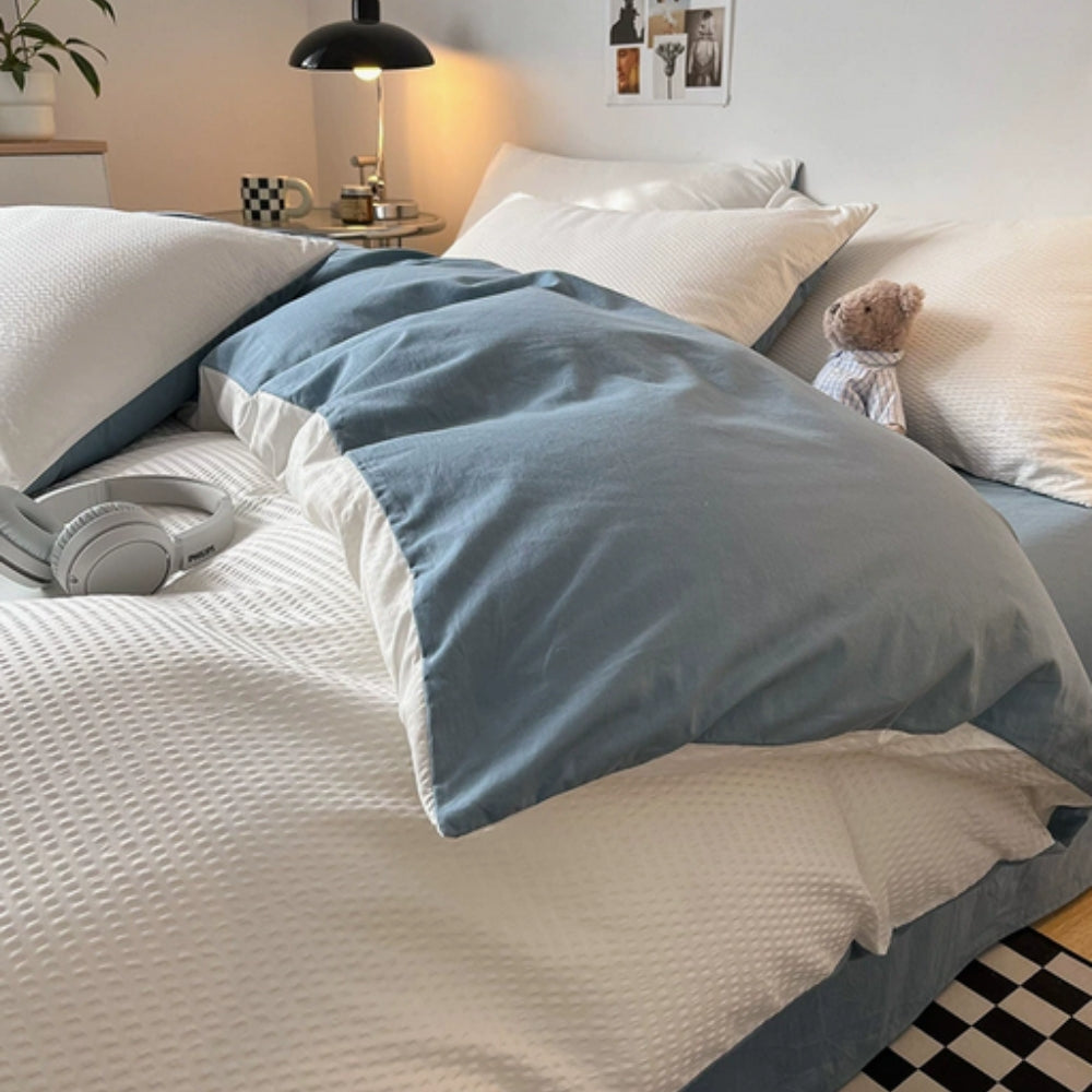 Lisslune | Beaumont Ultra-Soft Waffle Duvet Set | 3pcs Set