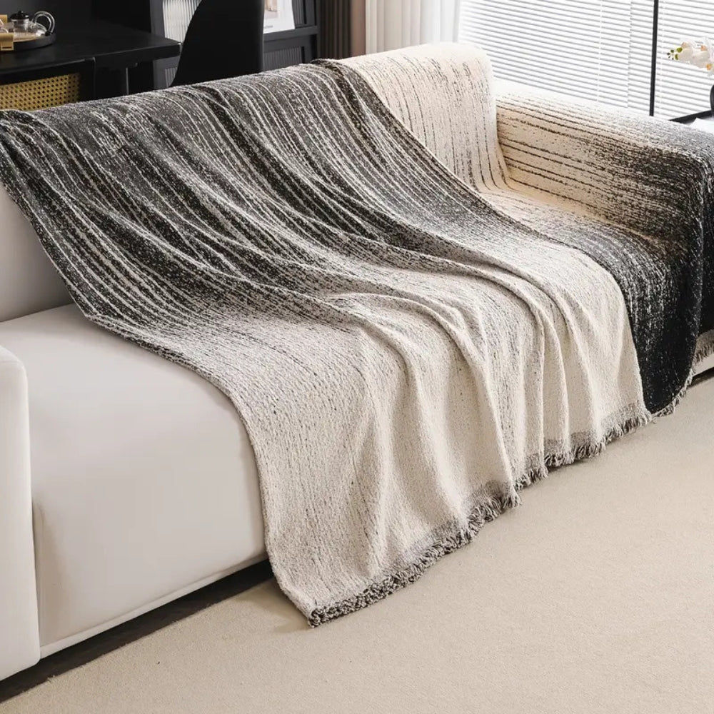 Lisslune | Neutral Tone Chenille Sofa Cover