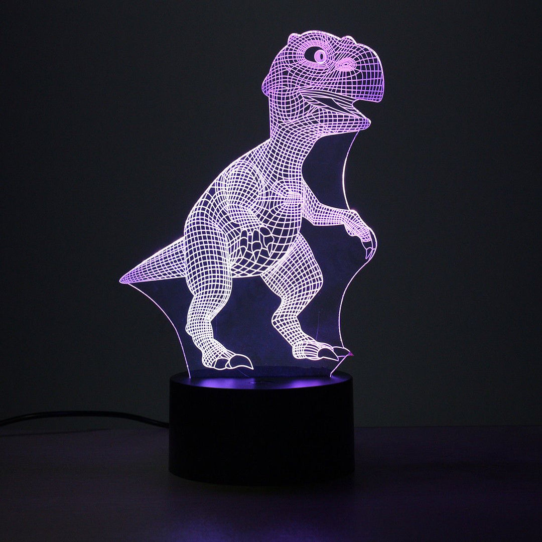 Lisslune | Dinosaur Night light - 3D Dinosaur Light - T Rex Night Light