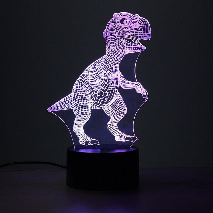 Lisslune | Dinosaur Night light - 3D Dinosaur Light - T Rex Night Light