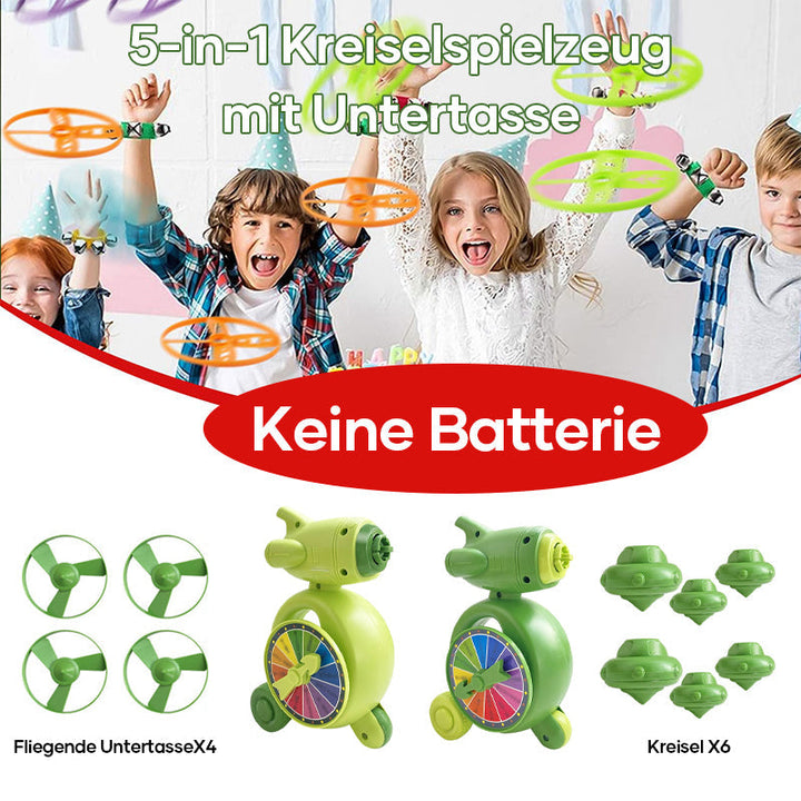 Lisslune | 5-in-1 flying disc gyro toy