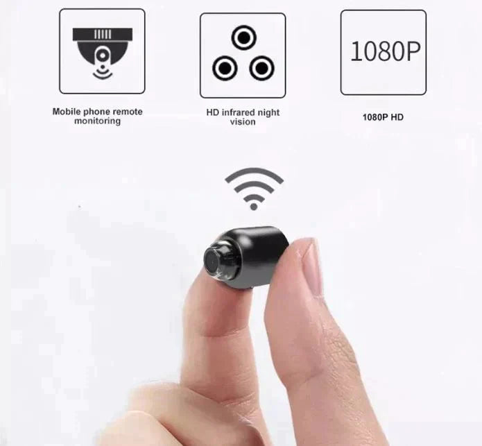 Lisslune | Small WiFi Surveillance Camera Night Vision IP Security Camera