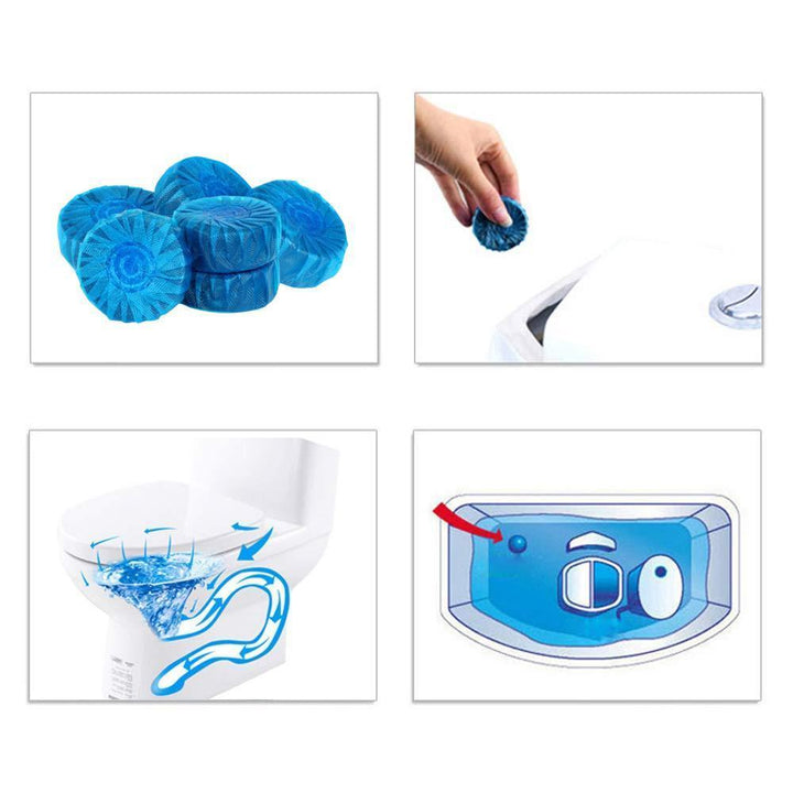 Lisslune | Automatic Toilet Cleaning Piece, 6 PCS