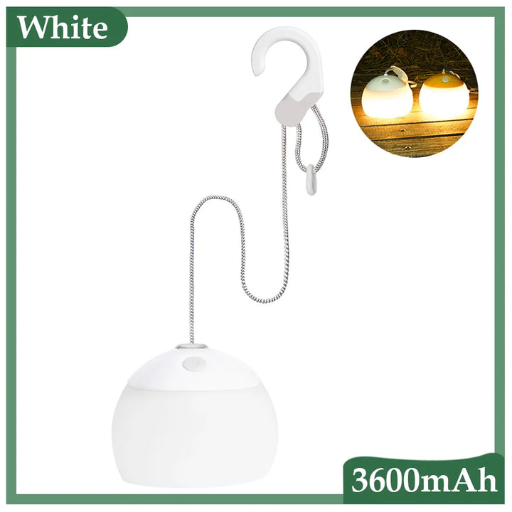 Lisslune | Retro LED Camping Lamp - Rechargeable USB Light
