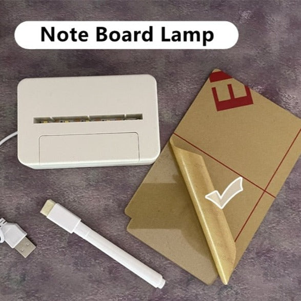 Lisslune | Creative Note Board Led Table Lamp
