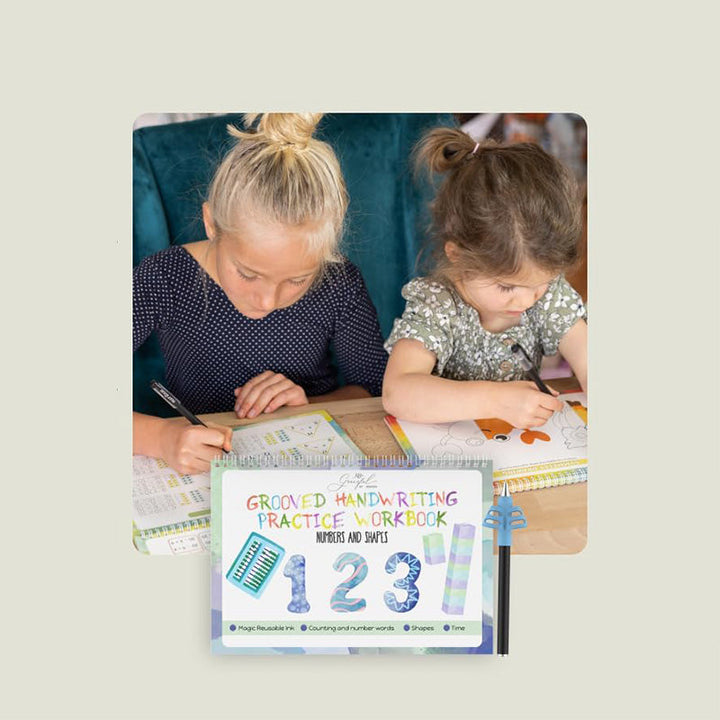 Lisslune | Reusable ribbed handwriting workbooks