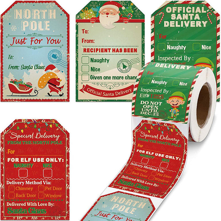 Lisslune | Christmas Decoration Sticker Roll (200 pieces)