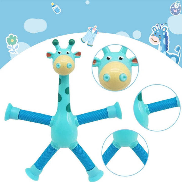 Lisslune | Telescopic Suction Cup Giraffe Toy