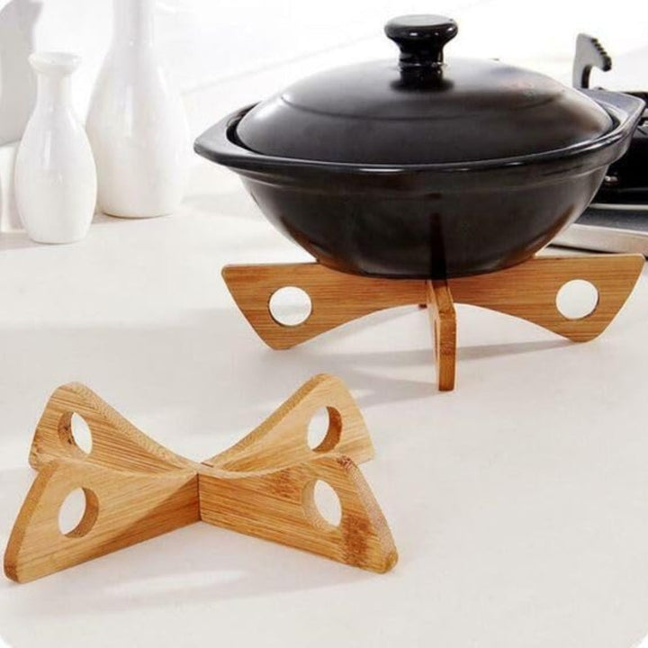 Lisslune | Bamboo Pot Stand & Steam Rack
