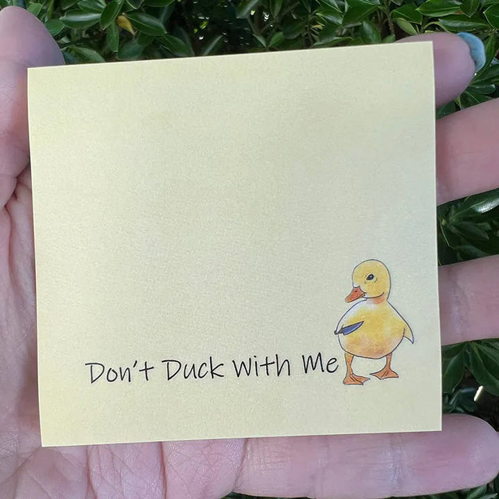 Lisslune | Funny, cheeky sticky notes with duck