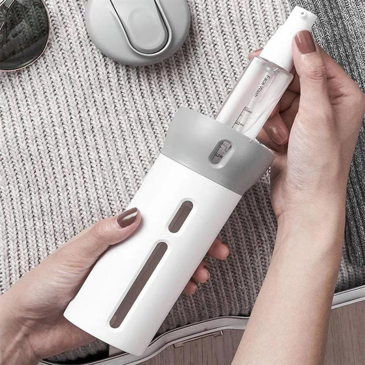 Lisslune | 4-in-1 Travel Dispenser for Lotion, Shampoo, Gel, etc.