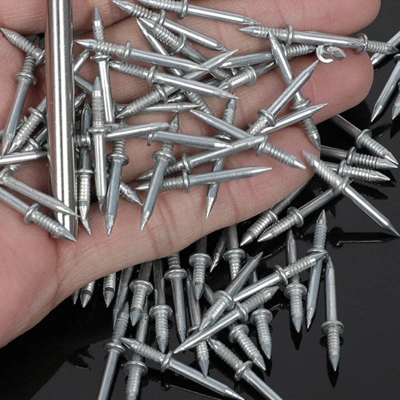 Lisslune | TwinGrip - Double head nails for mounting baseboards