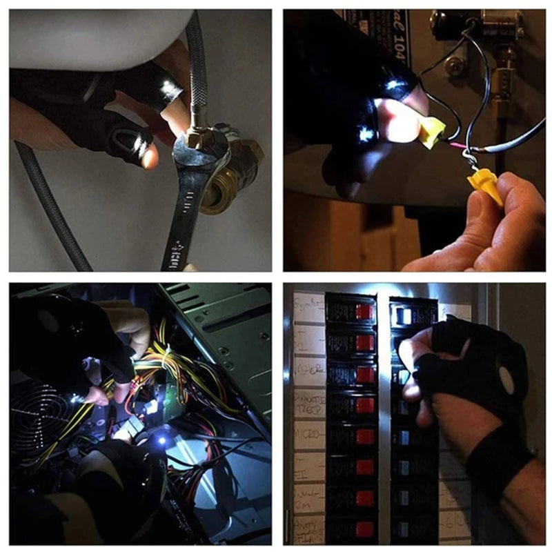 Lisslune | LED gloves with waterproof lights