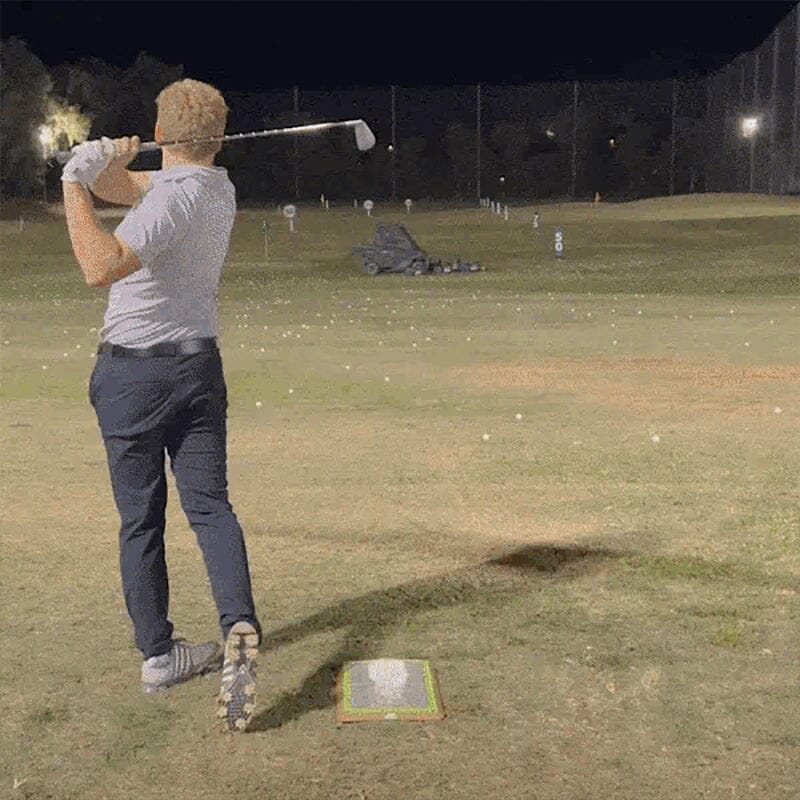 Lisslune | Golf Training Mat for Swing Detection Hitting