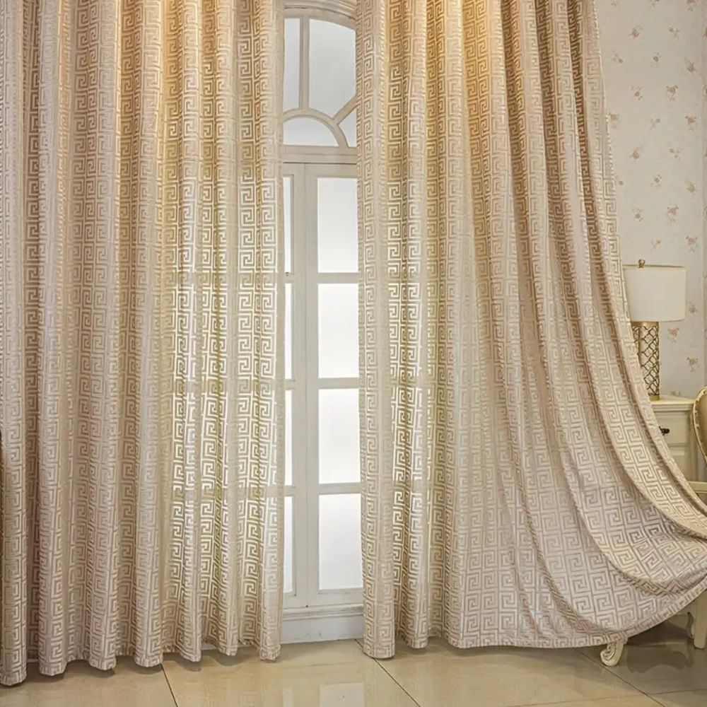 Lisslune | Imperial Maze Embroidered Curtain