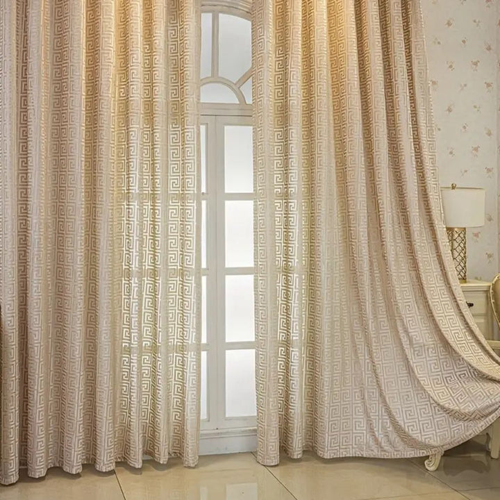 Lisslune | Imperial Maze Embroidered Curtain